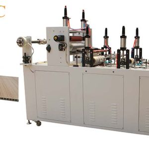 Online lamination and hot stamping machine for PVC WPC panel