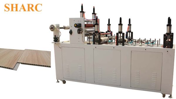 Online lamination and hot stamping machine for PVC WPC panel