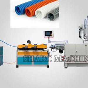 PVC PE PP single wall corrugated pipe production line