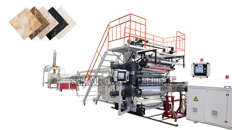 PVC marble sheet production line