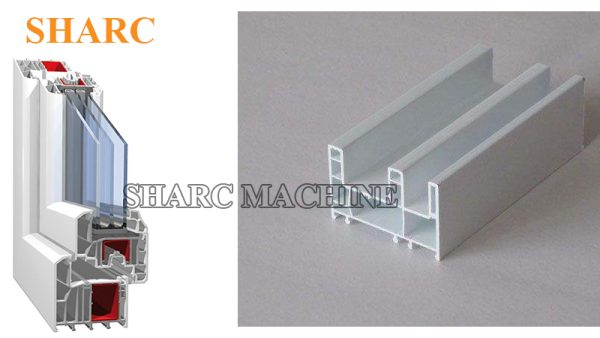 UPVC window door profiles production machine