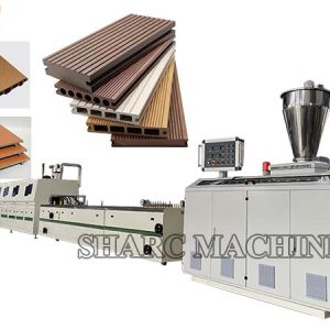 WPC Wood Plastic Composite profiles frame production machine line