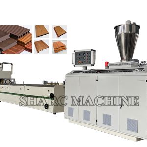 WPC decking machine