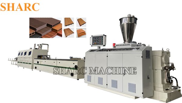 WPC decking machine