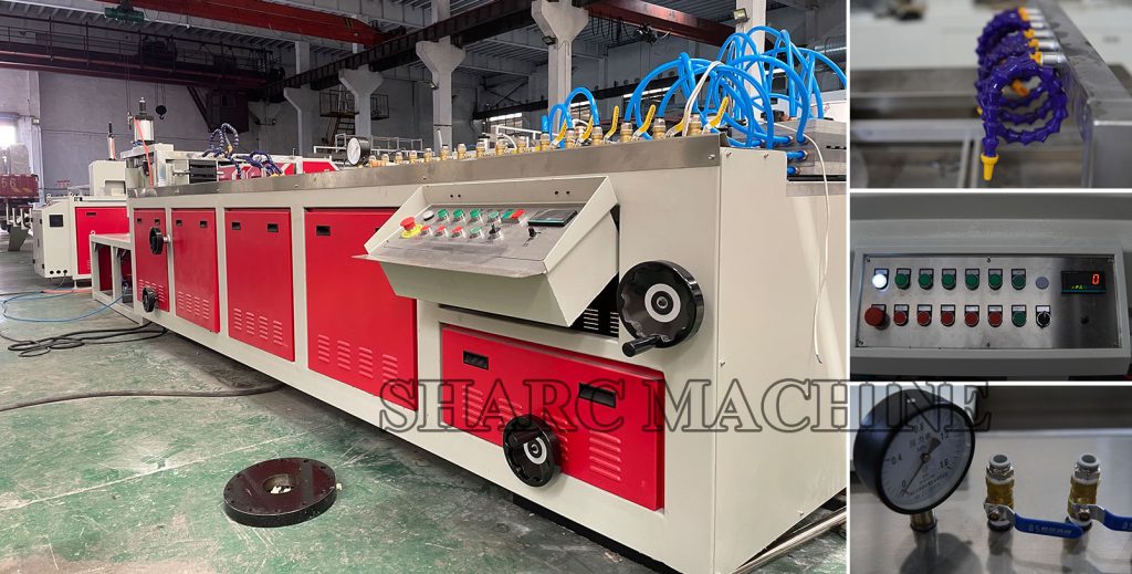 WPC Fluted Wall Panel Extrusion Making Machine Line