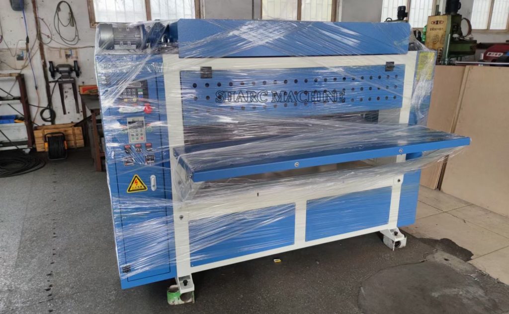 Embossing machine for MDF