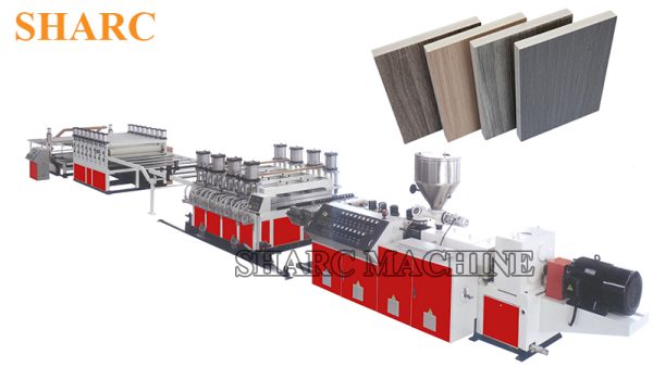 PVC cabinet board production line