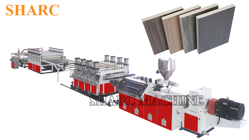 PVC cabinet board production line