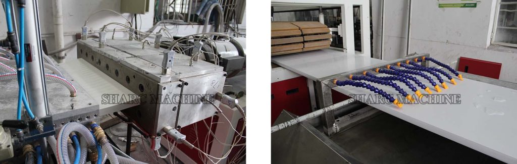 PVC door board making machine