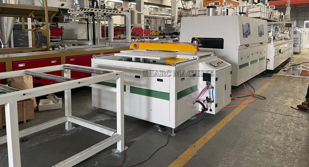 wood-plastic door panel production machine