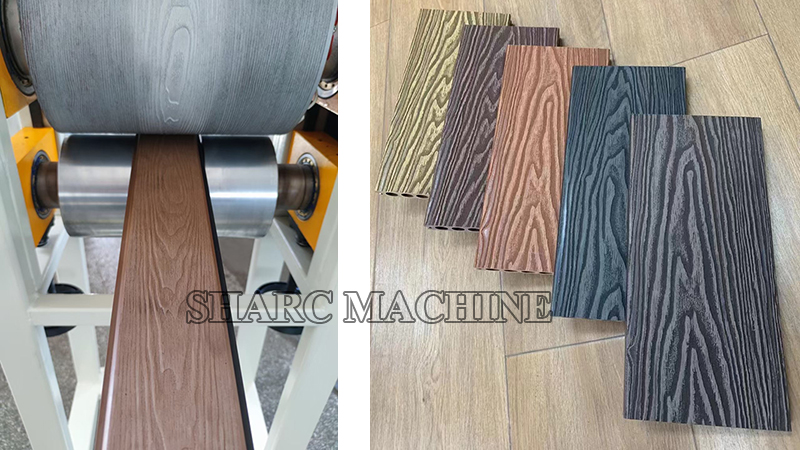 wood grain embossing machine