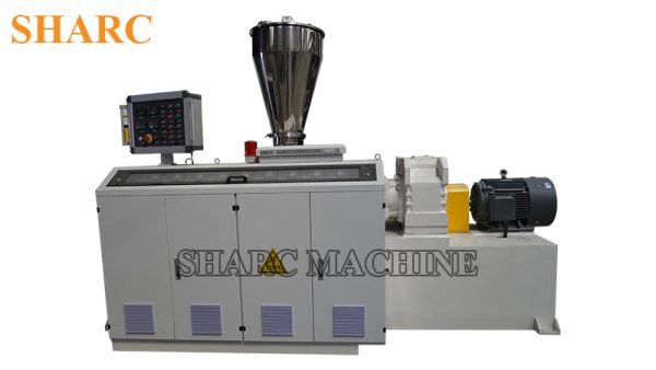 Conical twin screw extruder machine from sharc machine