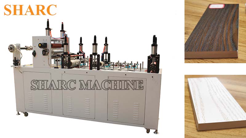 Online cold glue lamination machine for WPC board