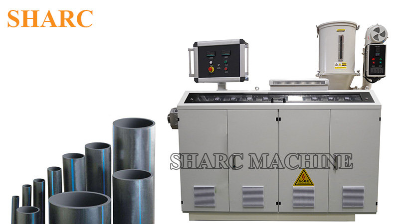 HDPE PE Plastic Pipe Extrusion Machine