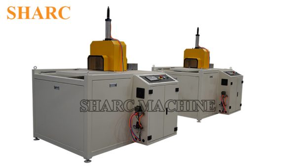 cutting machine for PVC wall panel extruder