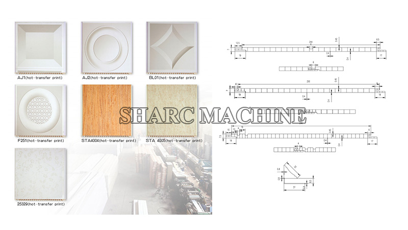 PVC wall penel production line