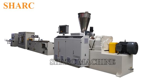 PVC profile extruder machine