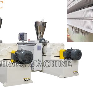 PVC cable trunking extruder machine