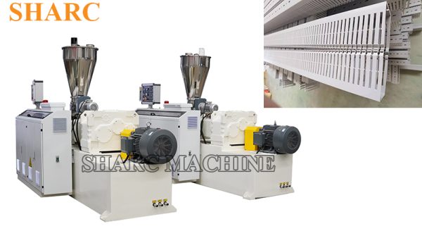 PVC cable trunking extruder machine