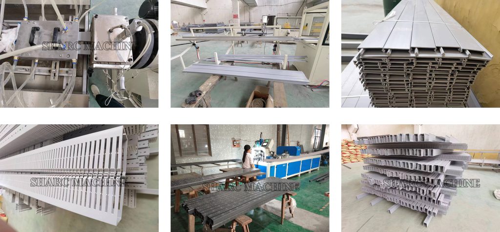 PVC cable trunking extrusion line from sharc machine