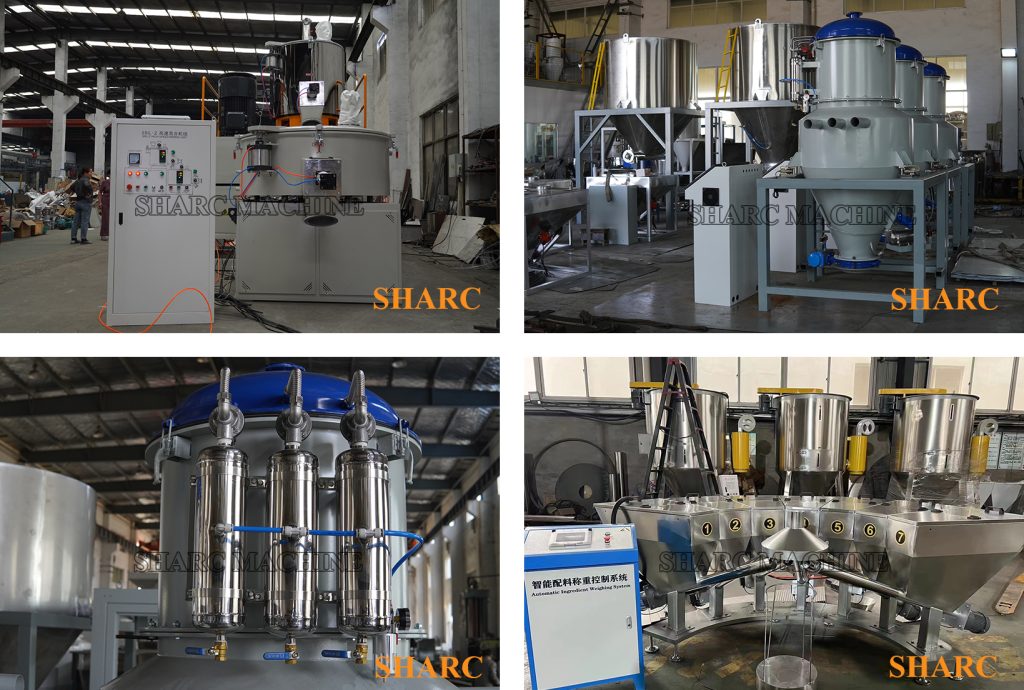 plastic mixer machines