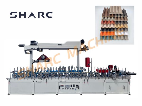 WPC Fluted Wall Panel Laminating Machine