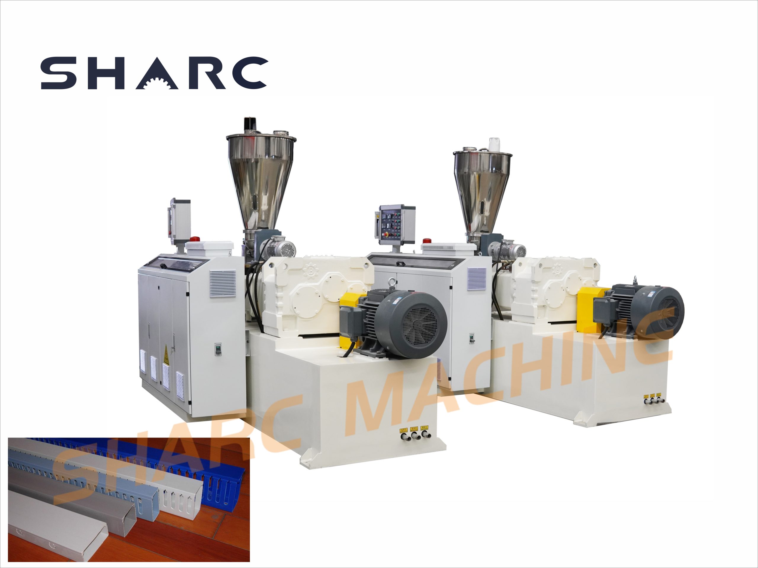 PVC cable trunking production line