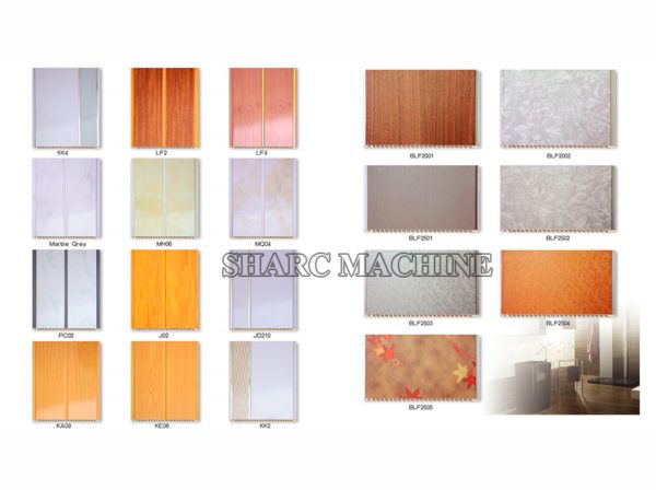 PVC ceiling wall panel making machine