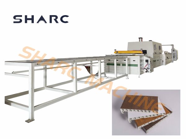 PVC window profile extrusion line