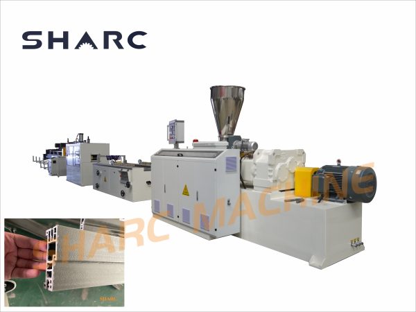 WPC door profile frame making machine