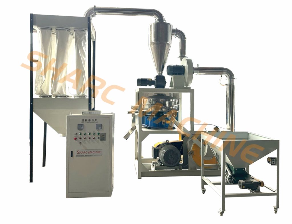 PE LDPE LLDPE HDPE pulverizer machine