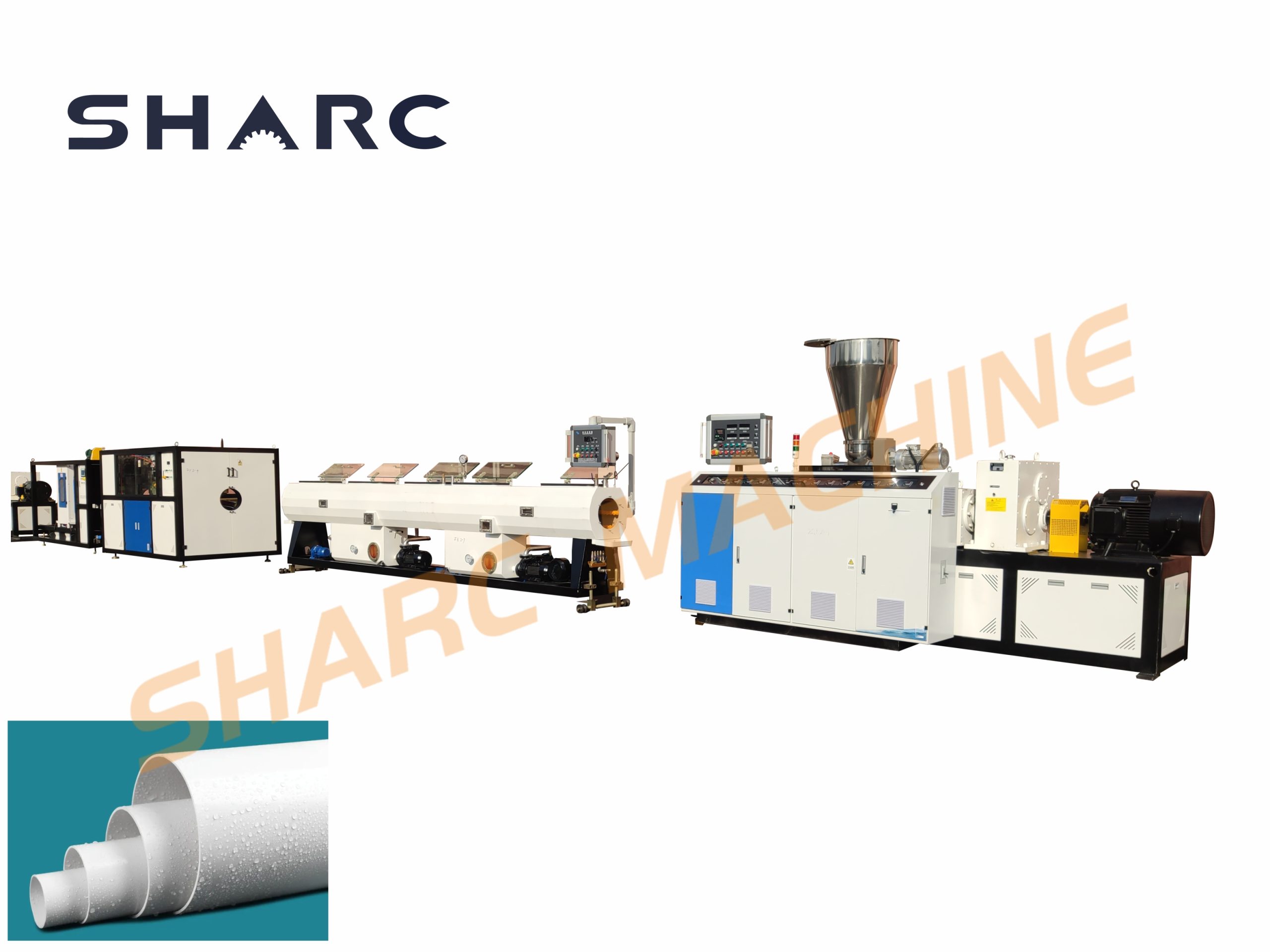 ABA PVC electrical pipe extrusion making machine