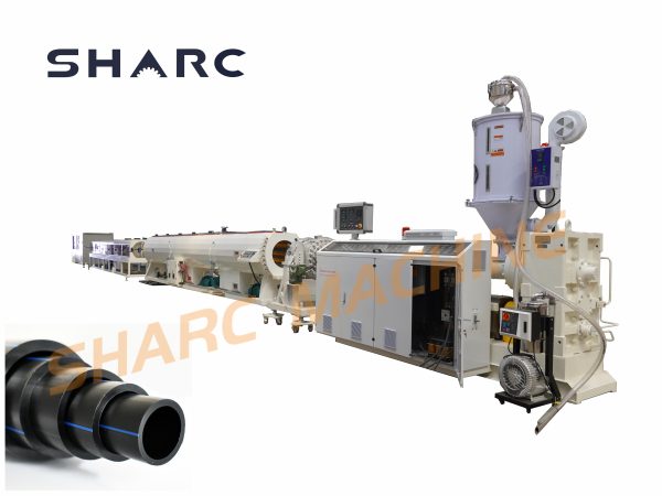 HDPE PE Plastic Pipe Extrusion Machine