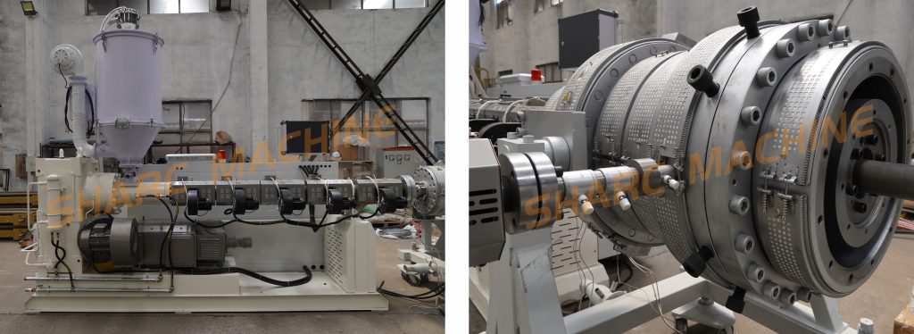 HDPE PIPE EXTRUSION MACHINE