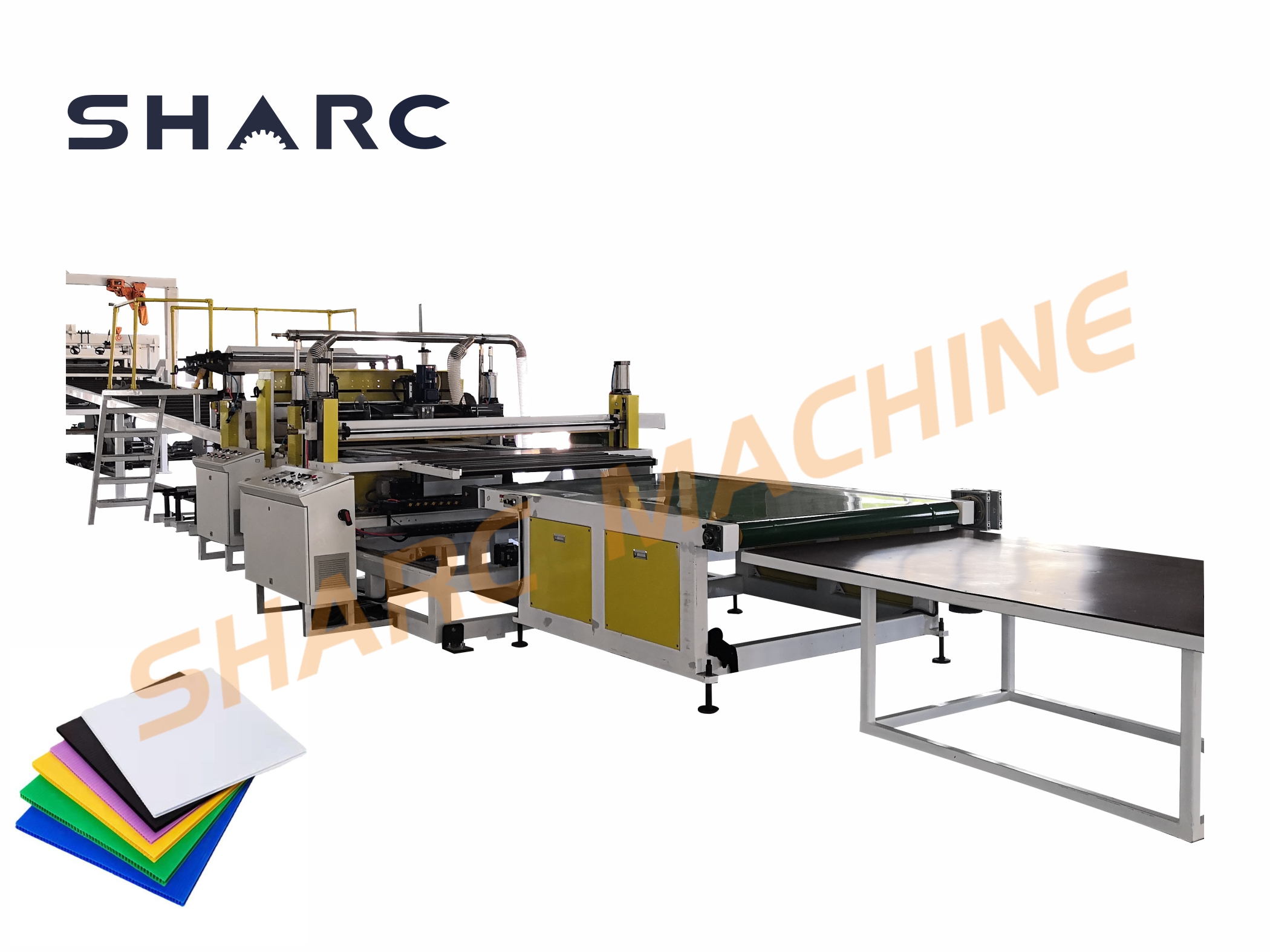 PP PE Hollow Sheet Extrusion Line