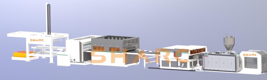 PVC WPC foam board production line