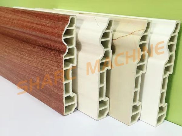 PVC baseboard extrusion making machine