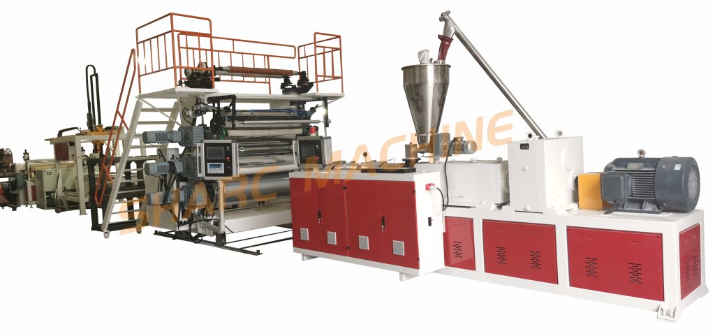 PVC marble board production line