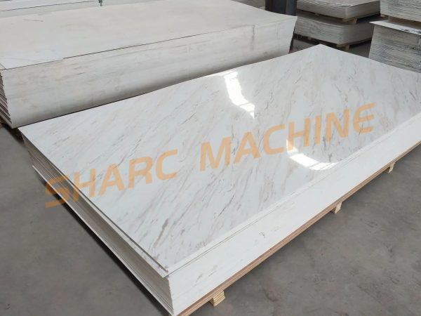 PVC laminated marble plate production line