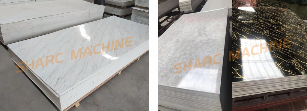 PVC marble board production line