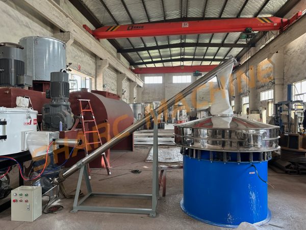 PVC mixers and vibrating screens