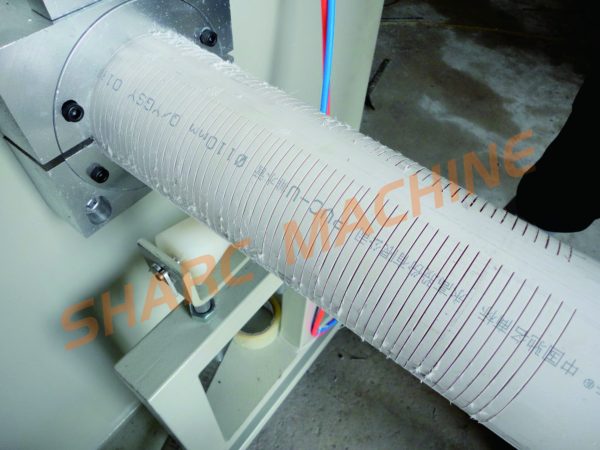 PVC pipe slotting machine