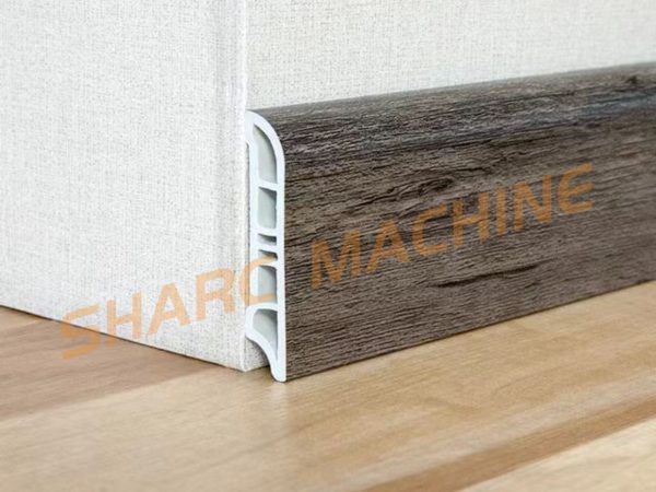 PVC baseboard profile making mchine