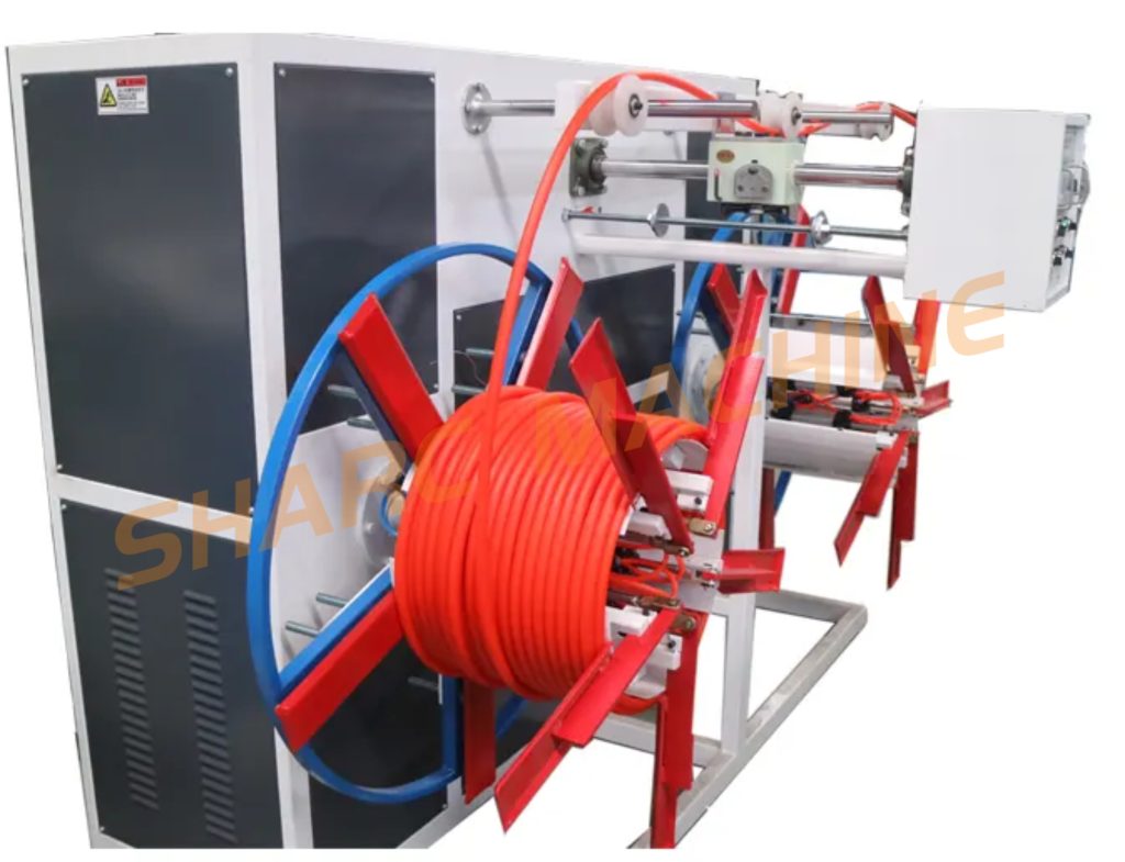 Automatic Winding machine for pipe double station