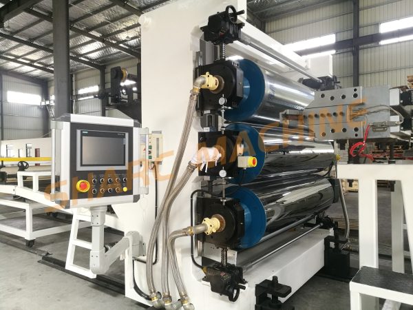 Three calendar system PVC edge band sheet production line