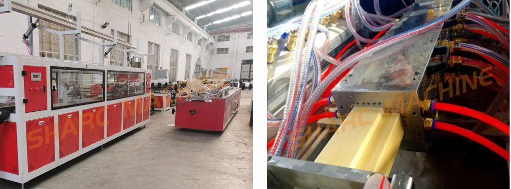 solid WPC frame extrusion line