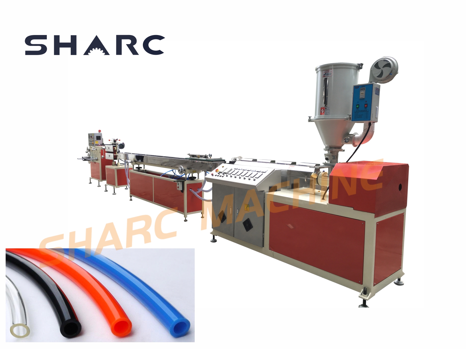 PU air pipe extrusion line