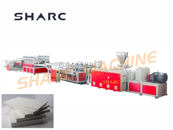 PVC foam board extrusion manufacturing machine