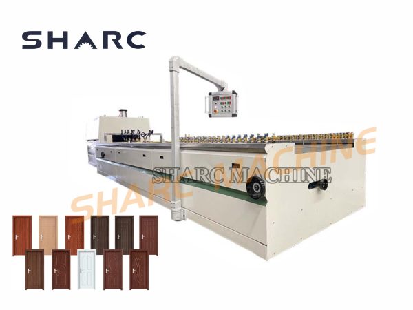 PVC door broad production line