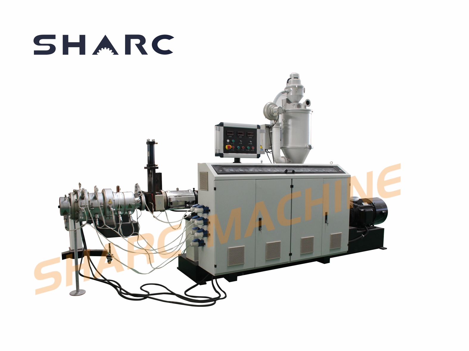 Single screw extruder for HDPE pipe production line